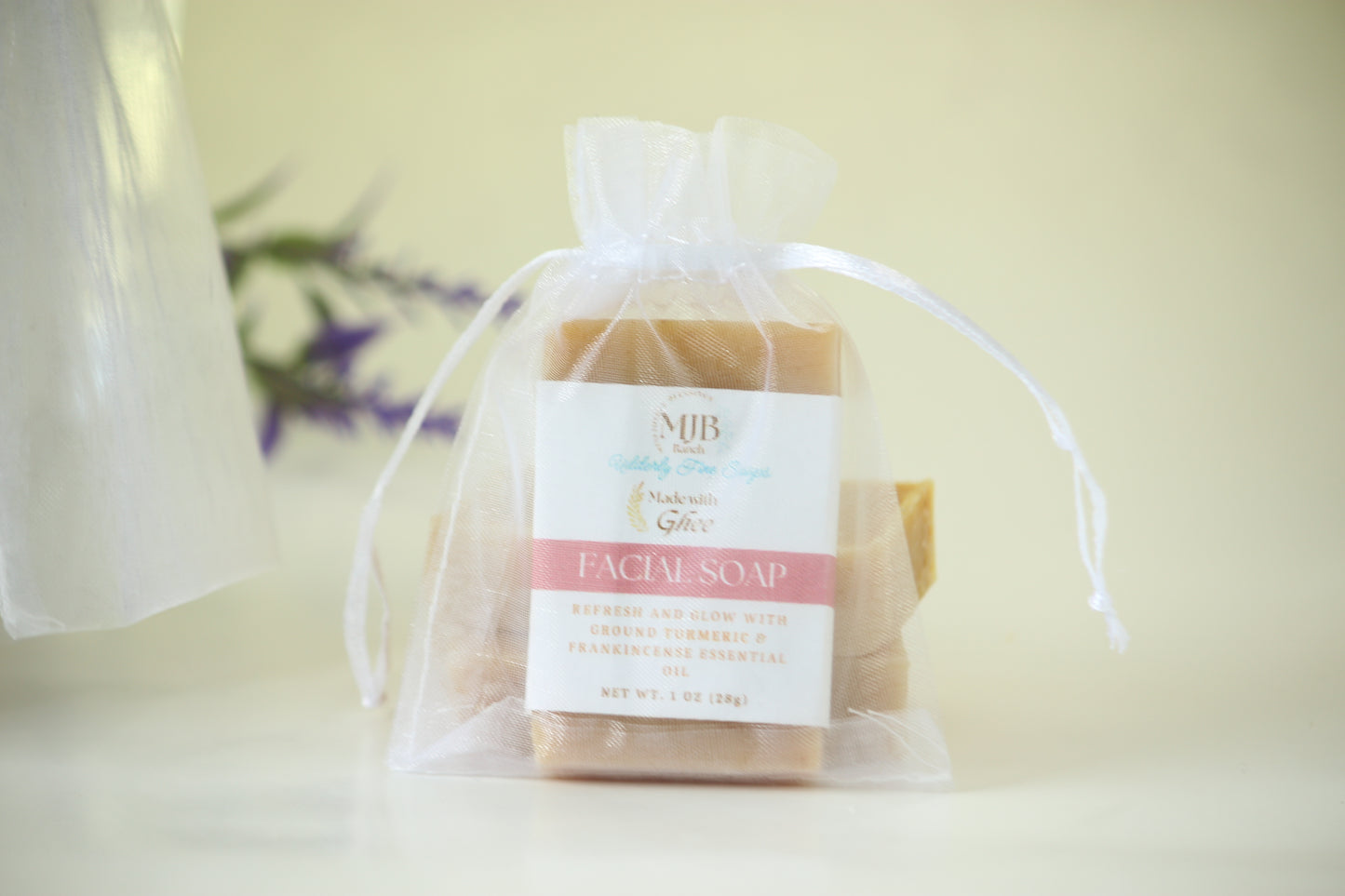 Luxurious Turmeric Facial Milk Soap made with Ghee